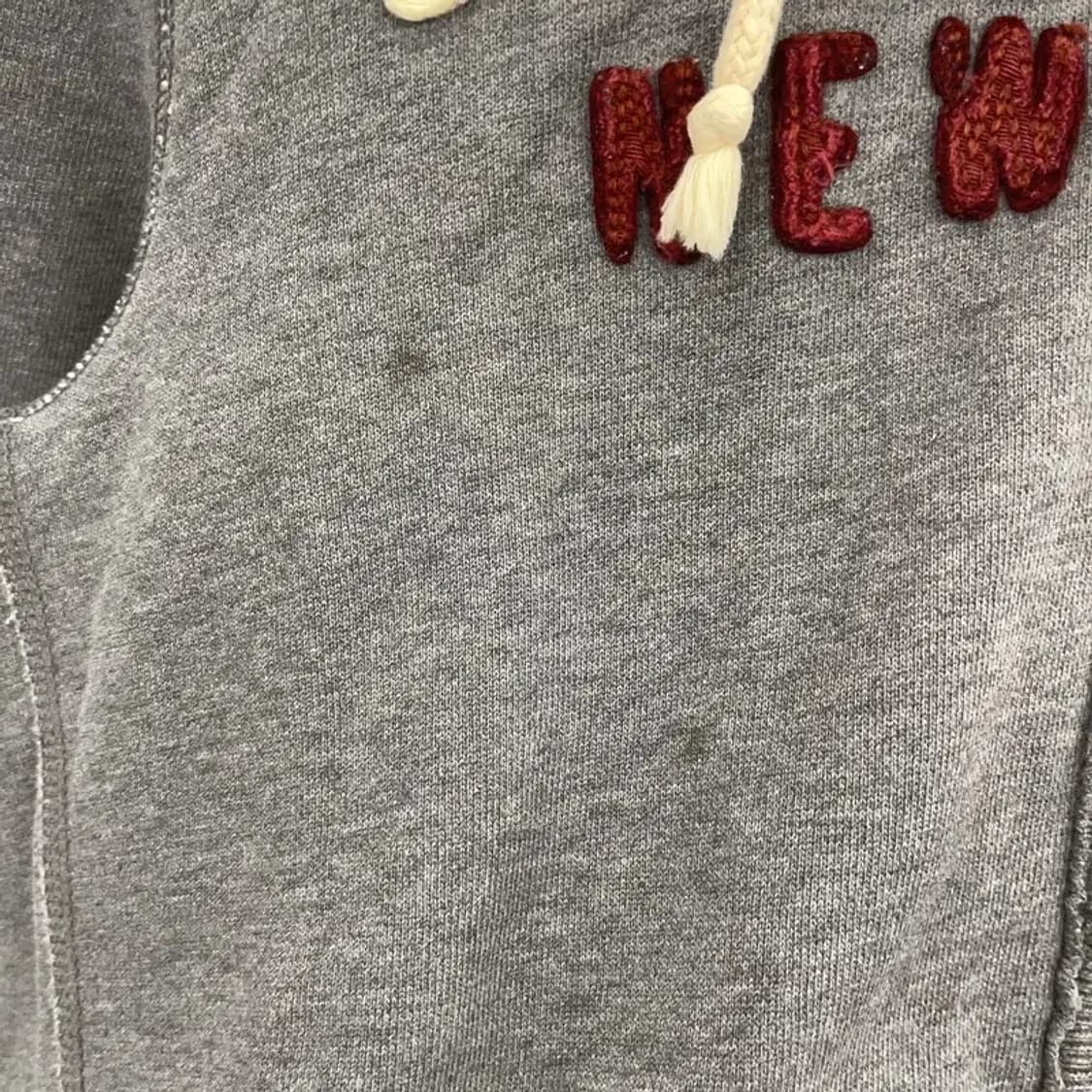 아베크롬비 빈티지 데미지 포인트 약기모 후드집업 XL C08012 상품이미지9