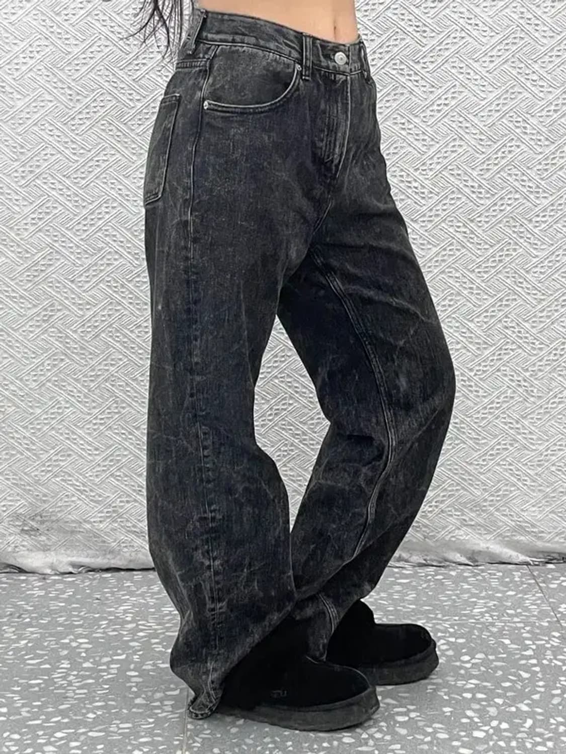 모드나인 빈티지 드레이프 워싱 데님팬츠 29인치 C08033 상품이미지2