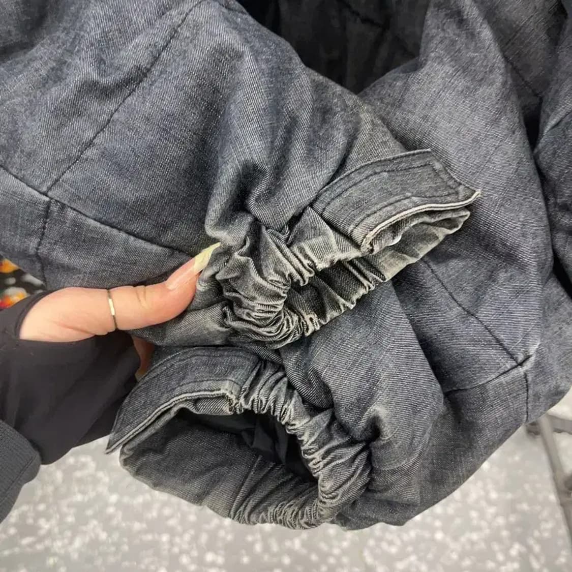 MLB 올드스쿨 빈티지 레터링 오리털 패딩 100 C08017 상품이미지10