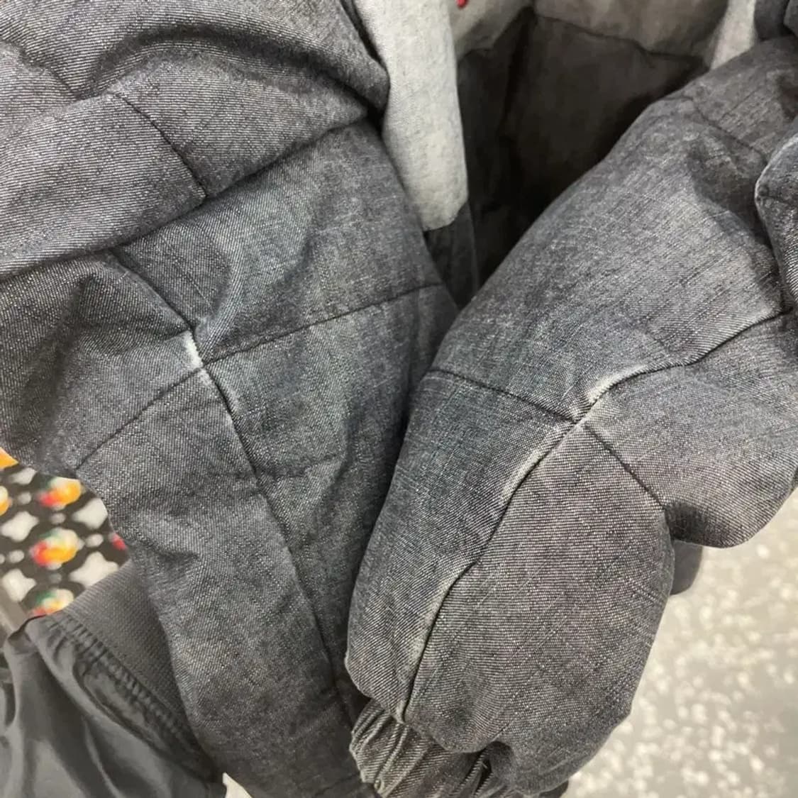 MLB 올드스쿨 빈티지 레터링 오리털 패딩 100 C08017 상품이미지9