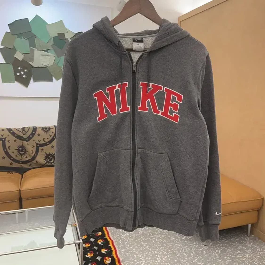 나이키 올드스쿨 레트로 빅로고 약기모 후드집업 L C08013 상품이미지3