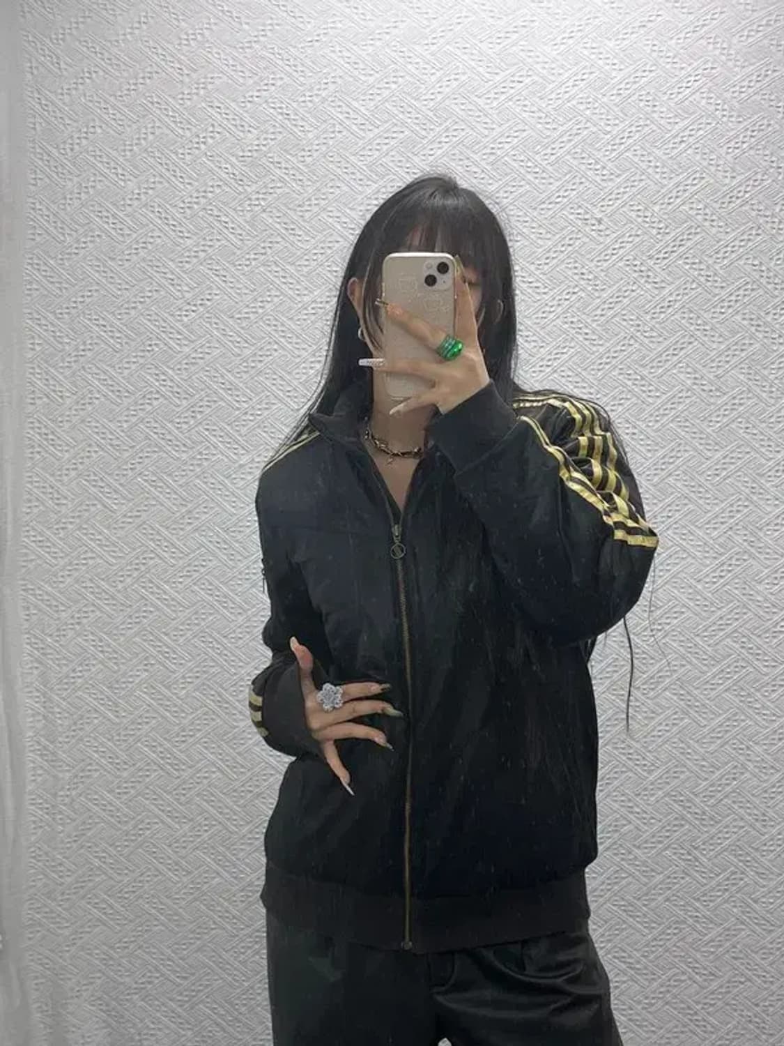 아디다스 올드스쿨 빈티지 누빔 패딩 자켓 95 C08008 상품이미지2