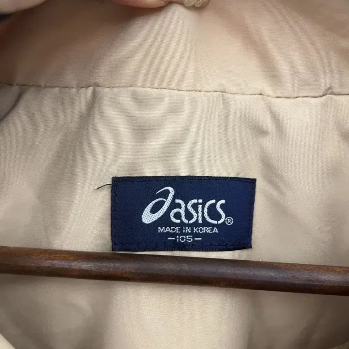 아식스 올드스쿨 컨트리 베이지 퀄팅 누빔 자켓 110 C08018 상품이미지5