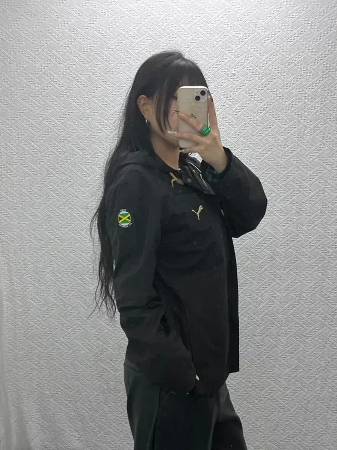 푸마 스포티 키치 자메이카 빅레터링 바람막이 자켓 M C08021 상품이미지2