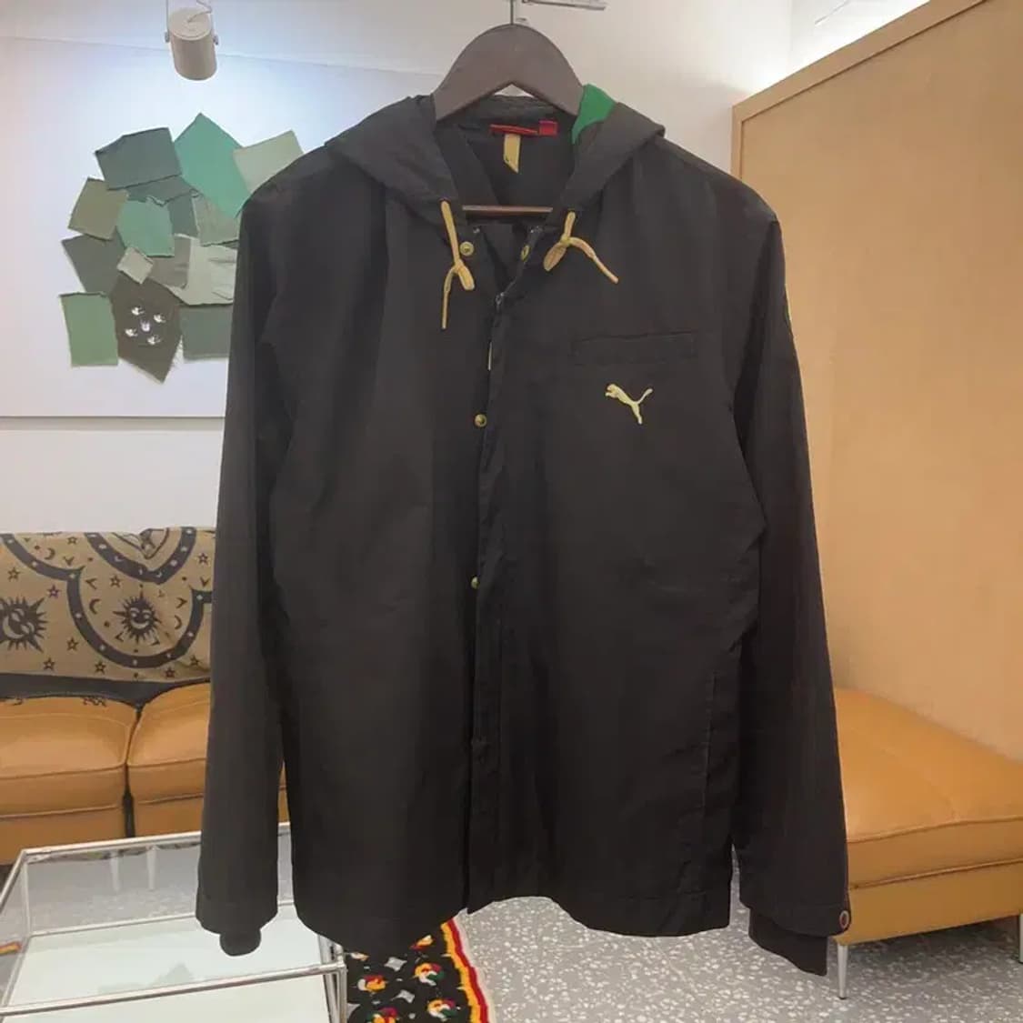푸마 스포티 키치 자메이카 빅레터링 바람막이 자켓 M C08021 상품이미지3