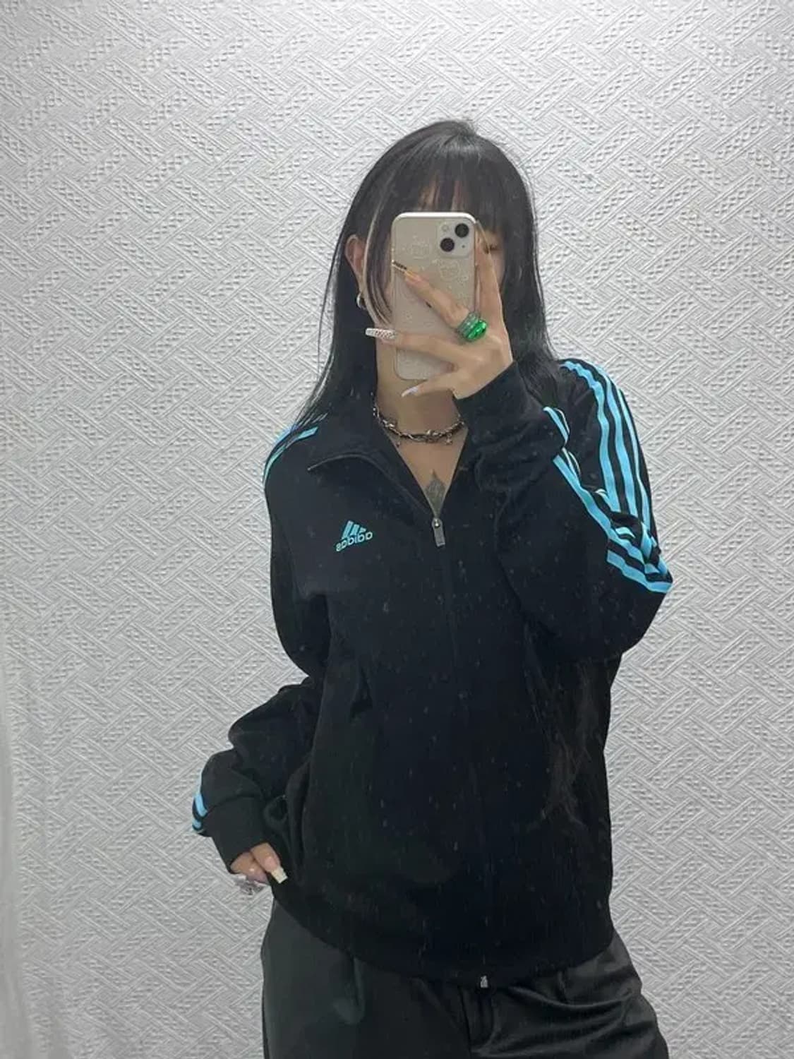 아디다스 Y2K 대장급 스카이블루 트랙탑 져지 집업 105 C08009 상품이미지1