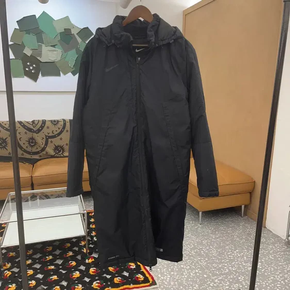 나이키 빈티지 스포티 캐주얼 후드 롱패딩 M C08038 상품이미지3