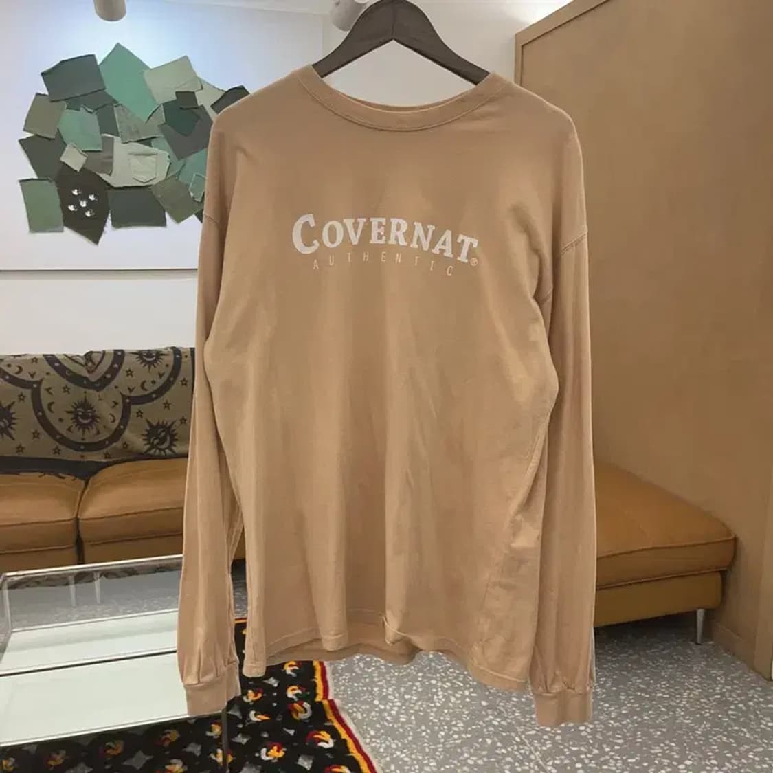 커버낫 캐주얼 빈티지 프린팅로고 롱슬리브 L C08045 상품이미지3