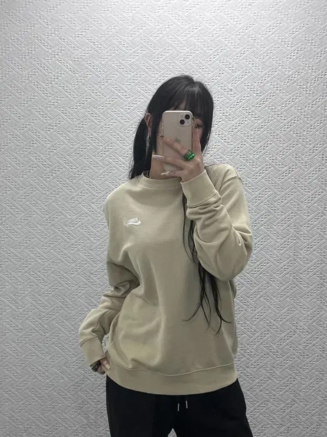 나이키 NSW 클럽 프렌치 테리 크루 맨투맨 L C08048 상품이미지1