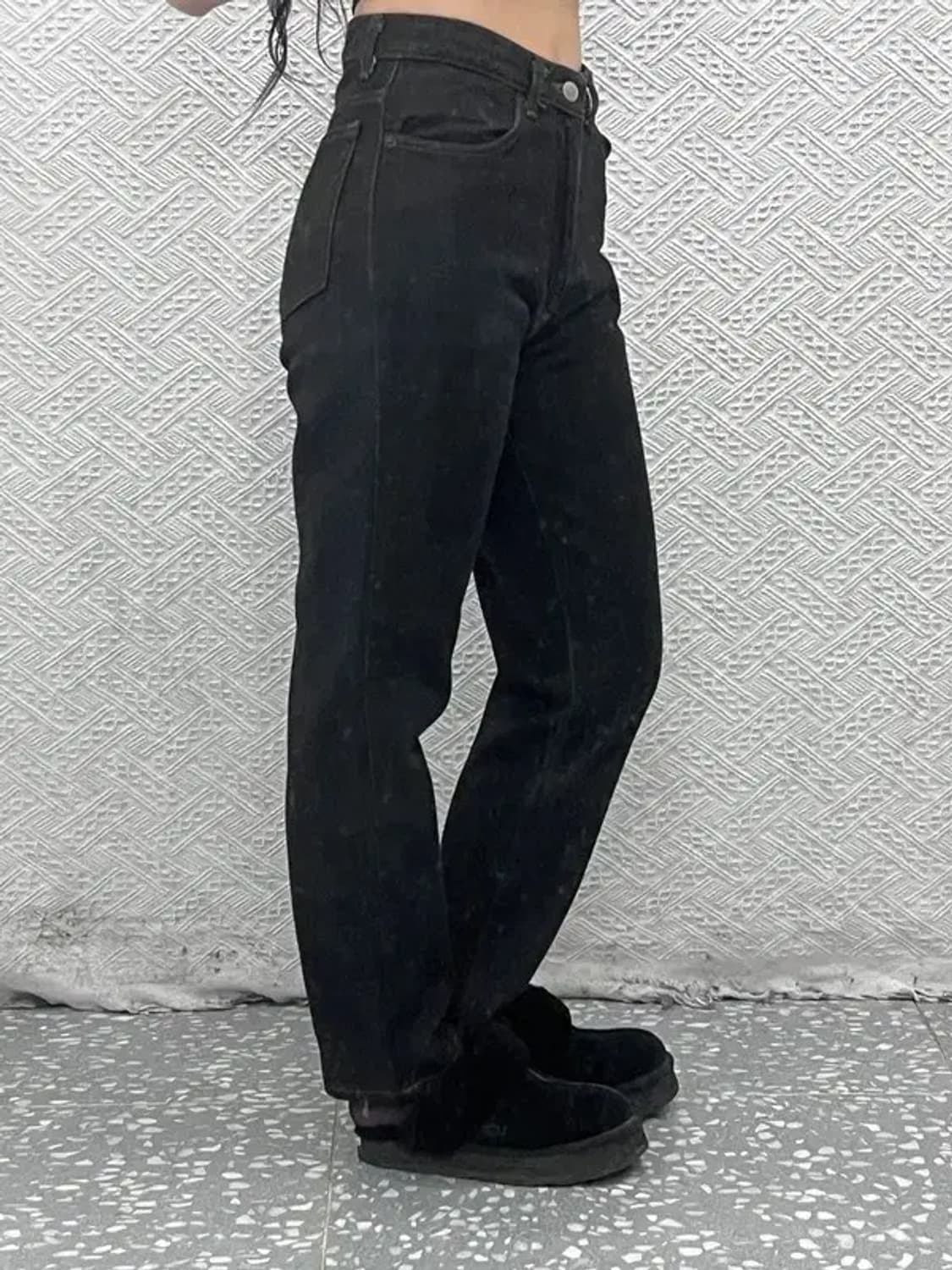 랭글러 빈티지 캐주얼 흑청 데님팬츠 29인치 C08062 상품이미지2