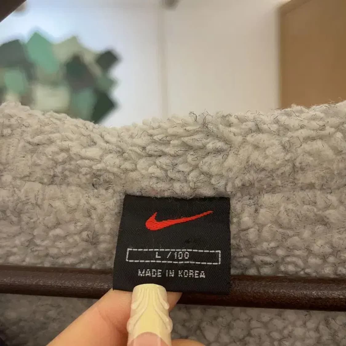 나이키 올드스쿨 레트로 양털기모 돕바 롱패딩 L C08039 상품이미지5