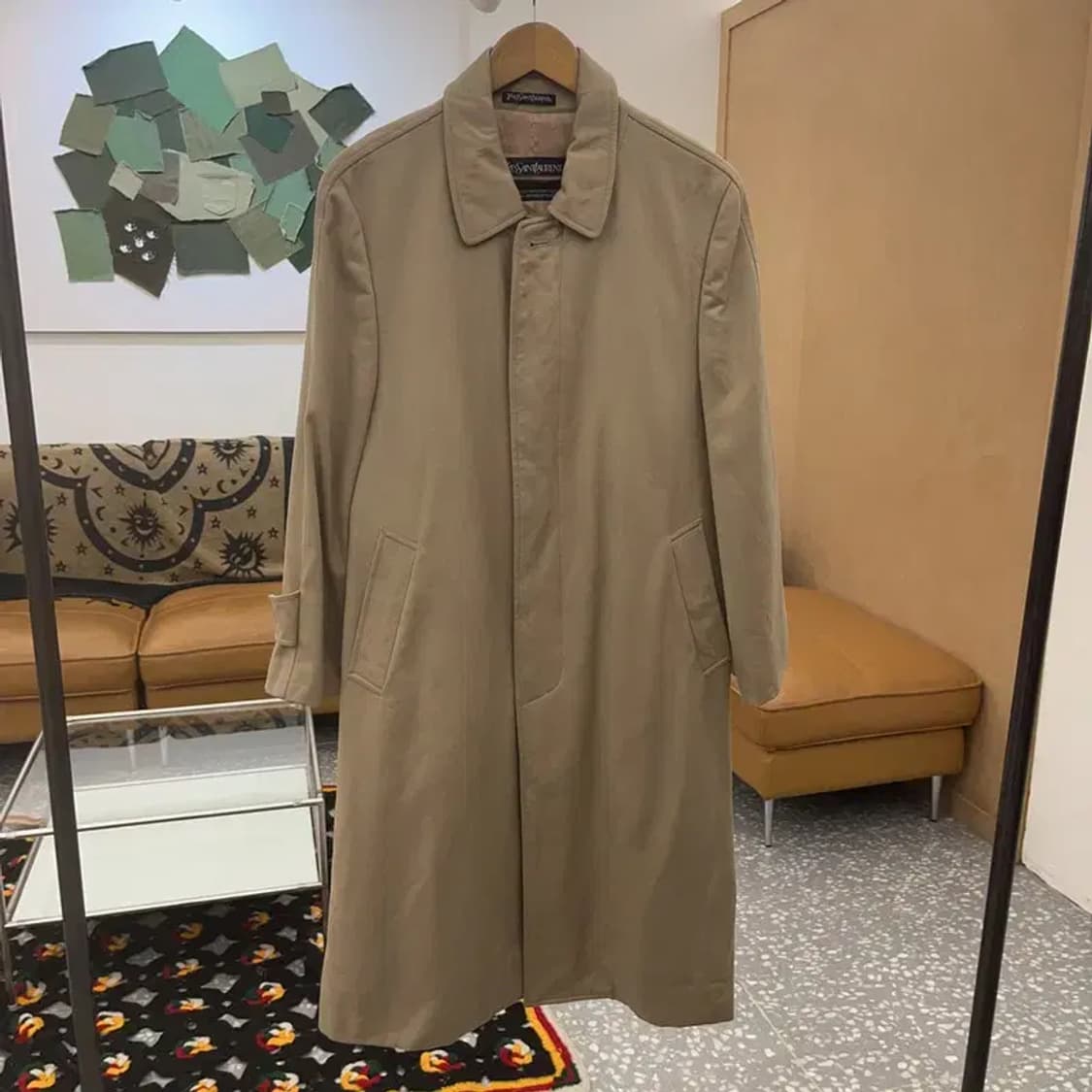 입생로랑 모던시크 캐주얼 트렌치 코트 46 C08041 상품이미지3