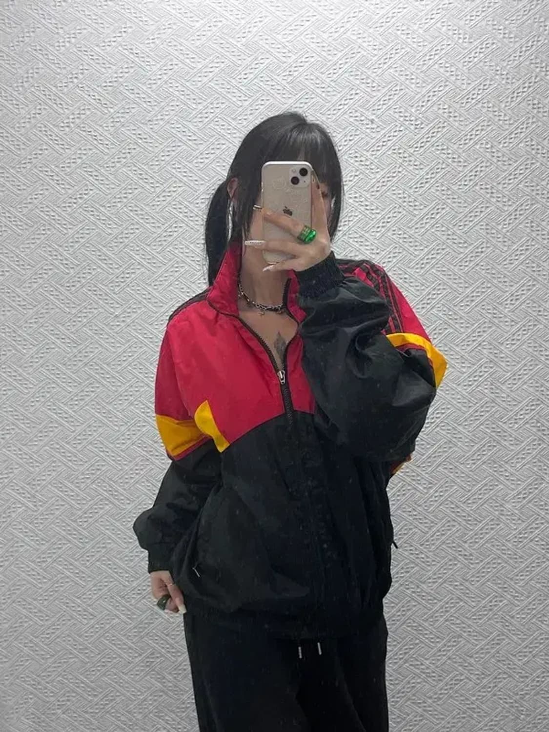 아디다스 올드스쿨 레트로 제우교역 바람막이 자켓 115 C08049 상품이미지1