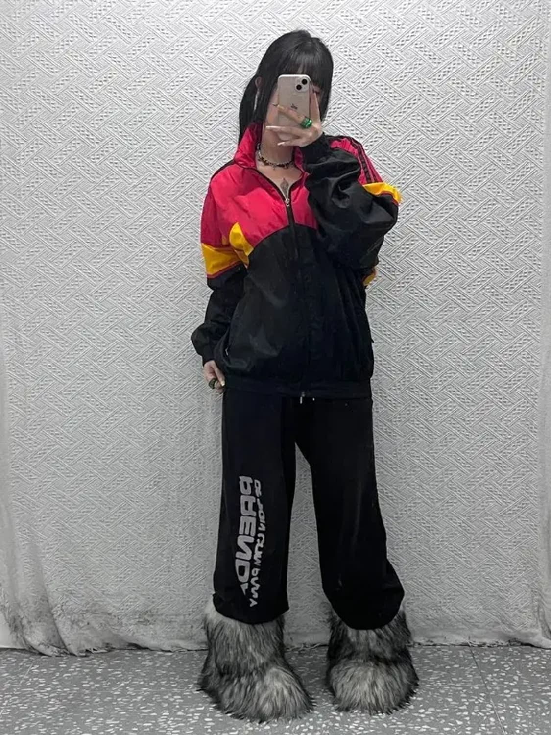 아디다스 올드스쿨 레트로 제우교역 바람막이 자켓 115 C08049 상품이미지2