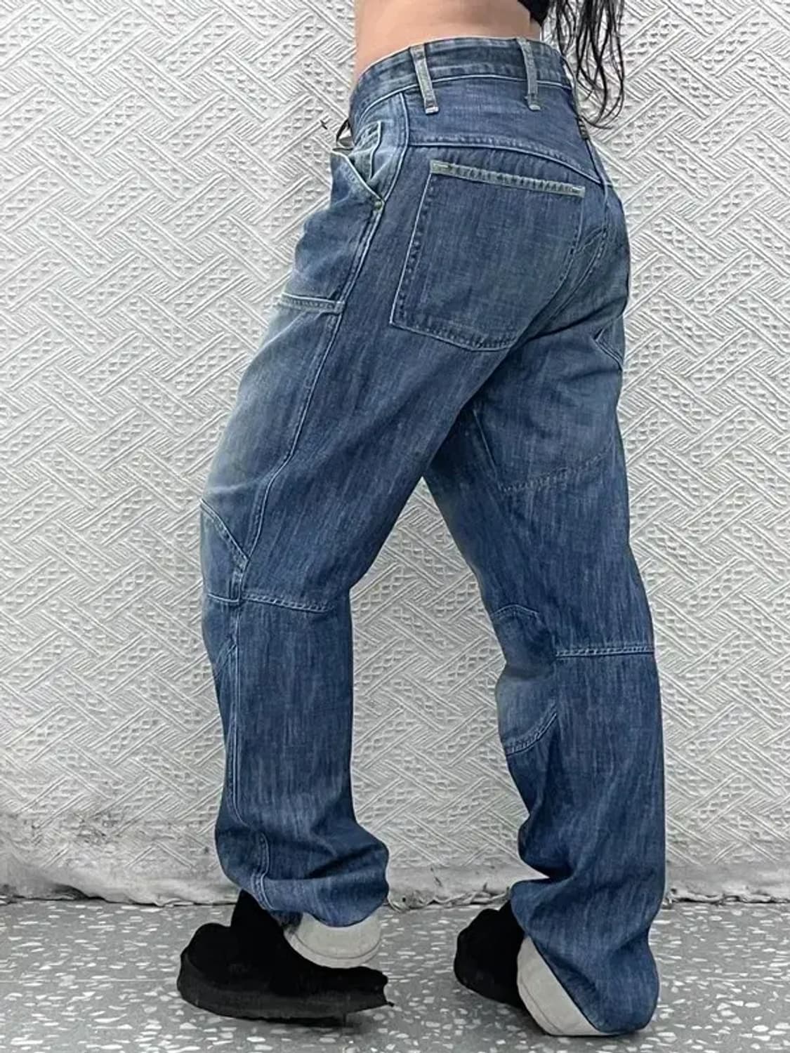 지스타 로우 빈티지 유니크3D 데님팬츠 34인치 C08063 상품이미지1