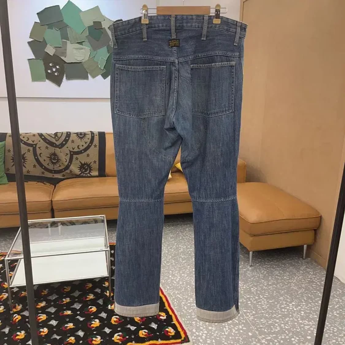 지스타 로우 빈티지 유니크3D 데님팬츠 34인치 C08063 상품이미지4