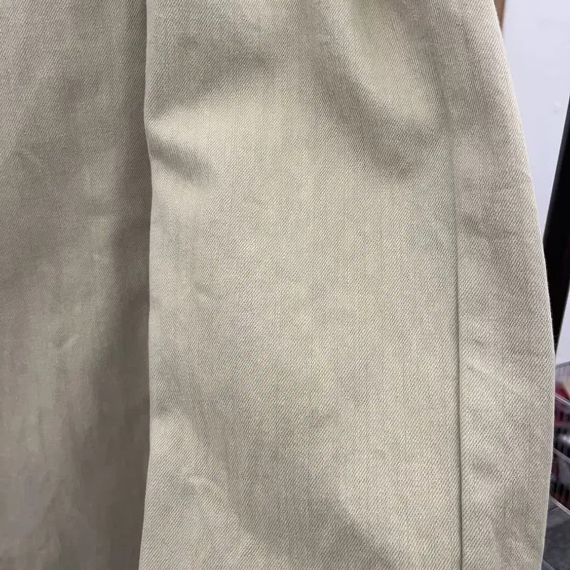 유니클로 U 르메르 빈티지 크림 면바지 코튼팬츠 25인치 C08070 상품이미지6