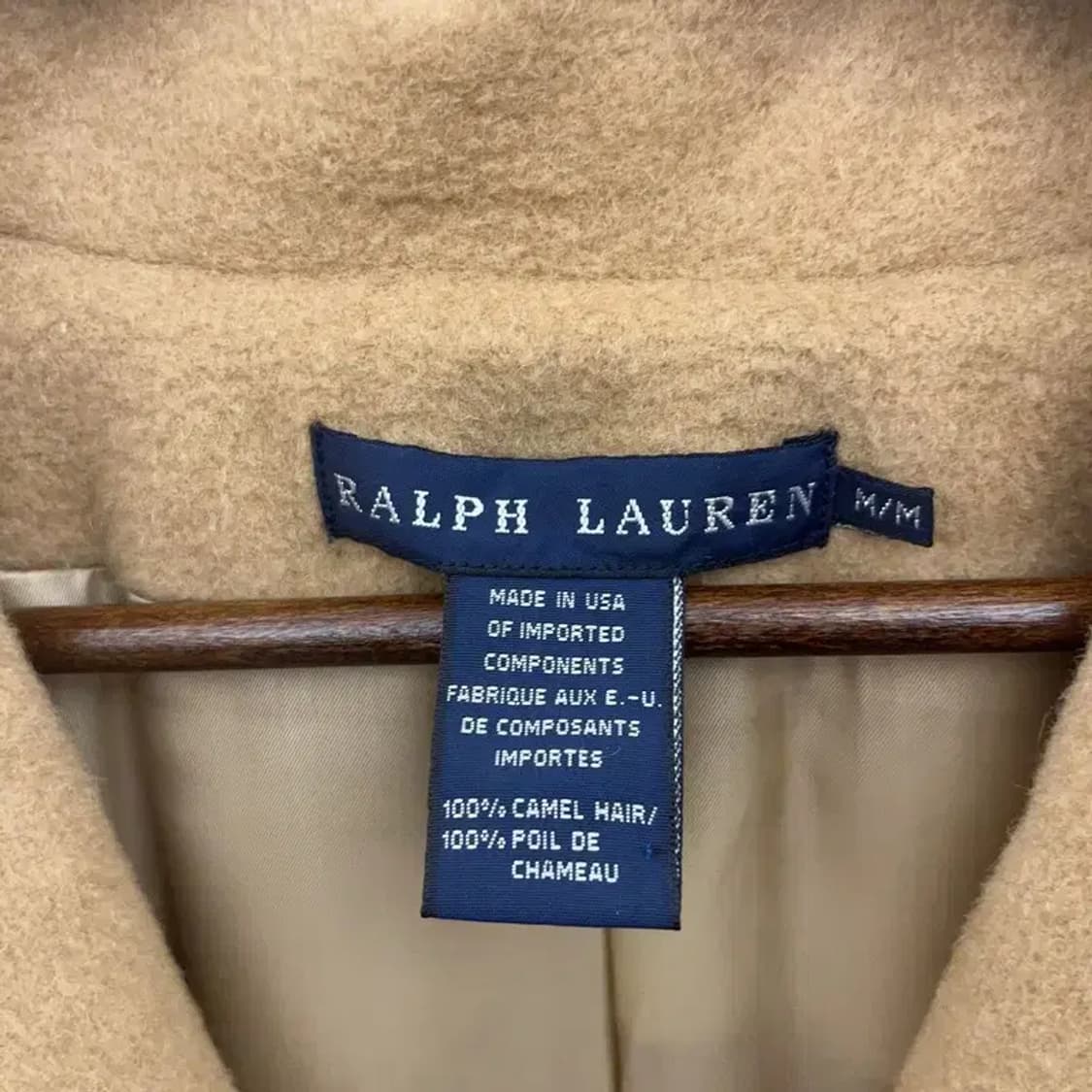 폴로 랄프로렌 모리 낙타털 모직 망토 케이프 코트 M C08042 상품이미지5