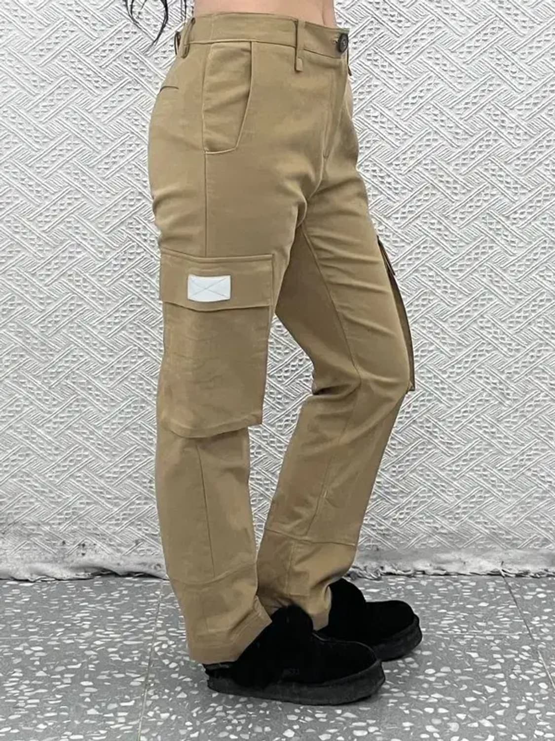 아더에러 스트릿 캐주얼 로고패치 브라운 카고팬츠 30인치 C08071 상품이미지2