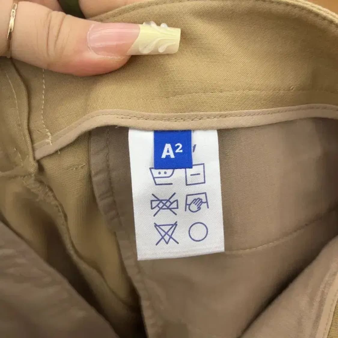 아더에러 스트릿 캐주얼 로고패치 브라운 카고팬츠 30인치 C08071 상품이미지7