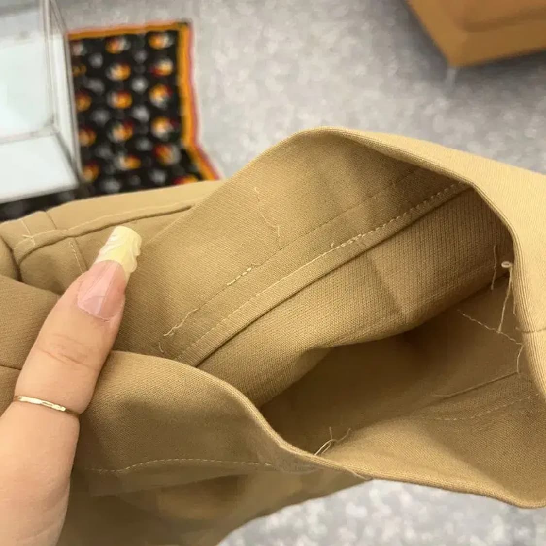 아더에러 스트릿 캐주얼 로고패치 브라운 카고팬츠 30인치 C08071 상품이미지9