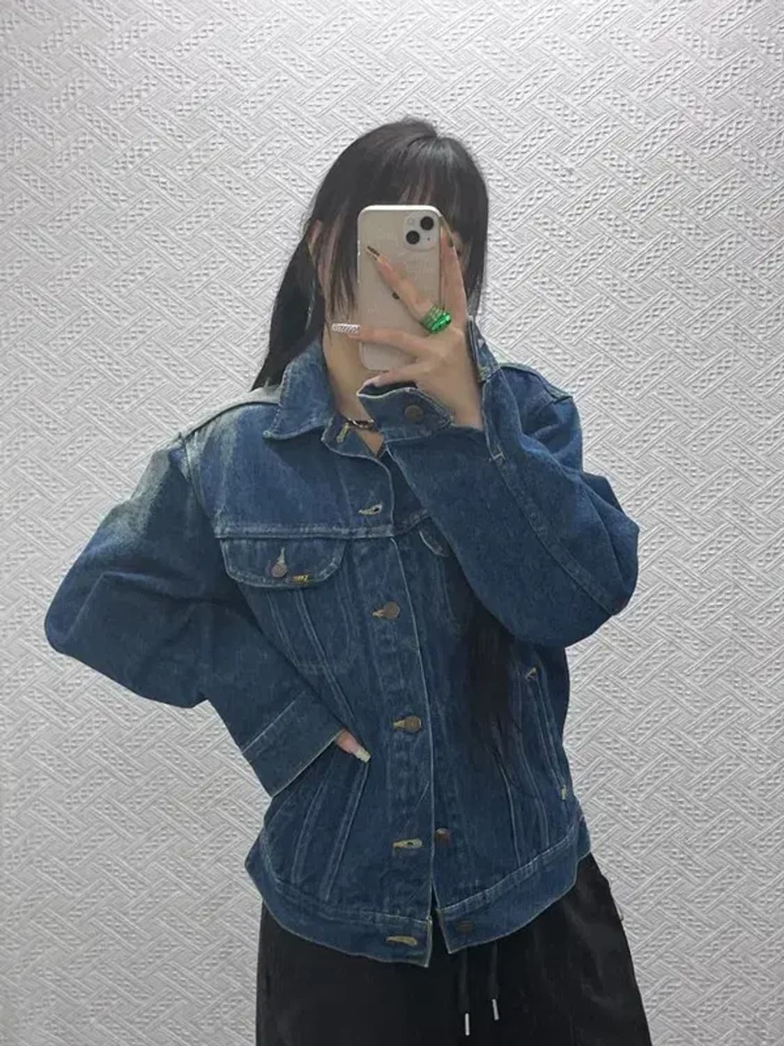 LEE 빈티지무드 데미지 워싱 데님 자켓 M C08054 상품이미지1