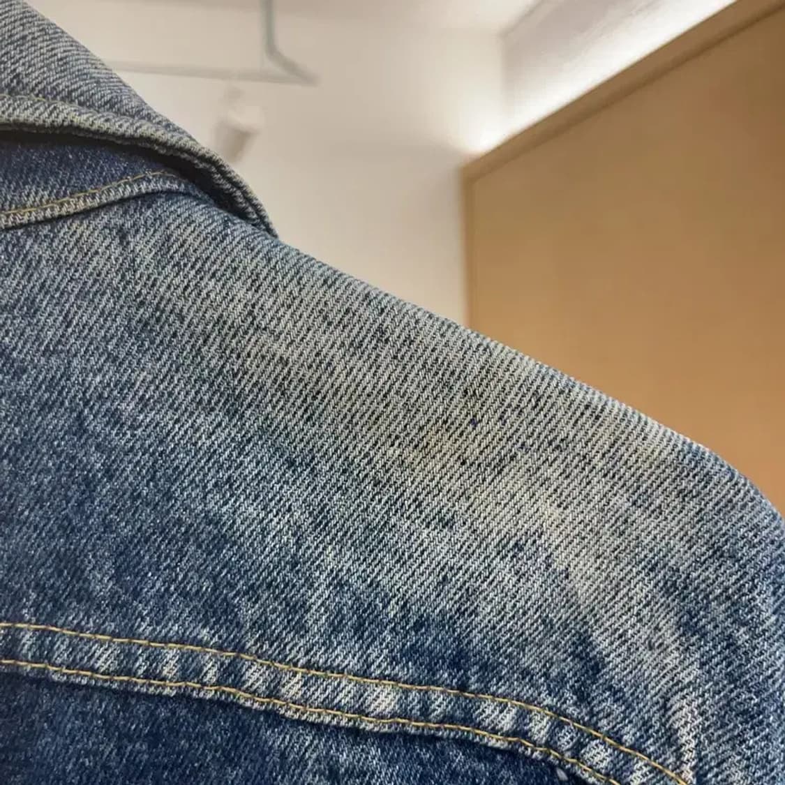 LEE 빈티지무드 데미지 워싱 데님 자켓 M C08054 상품이미지6