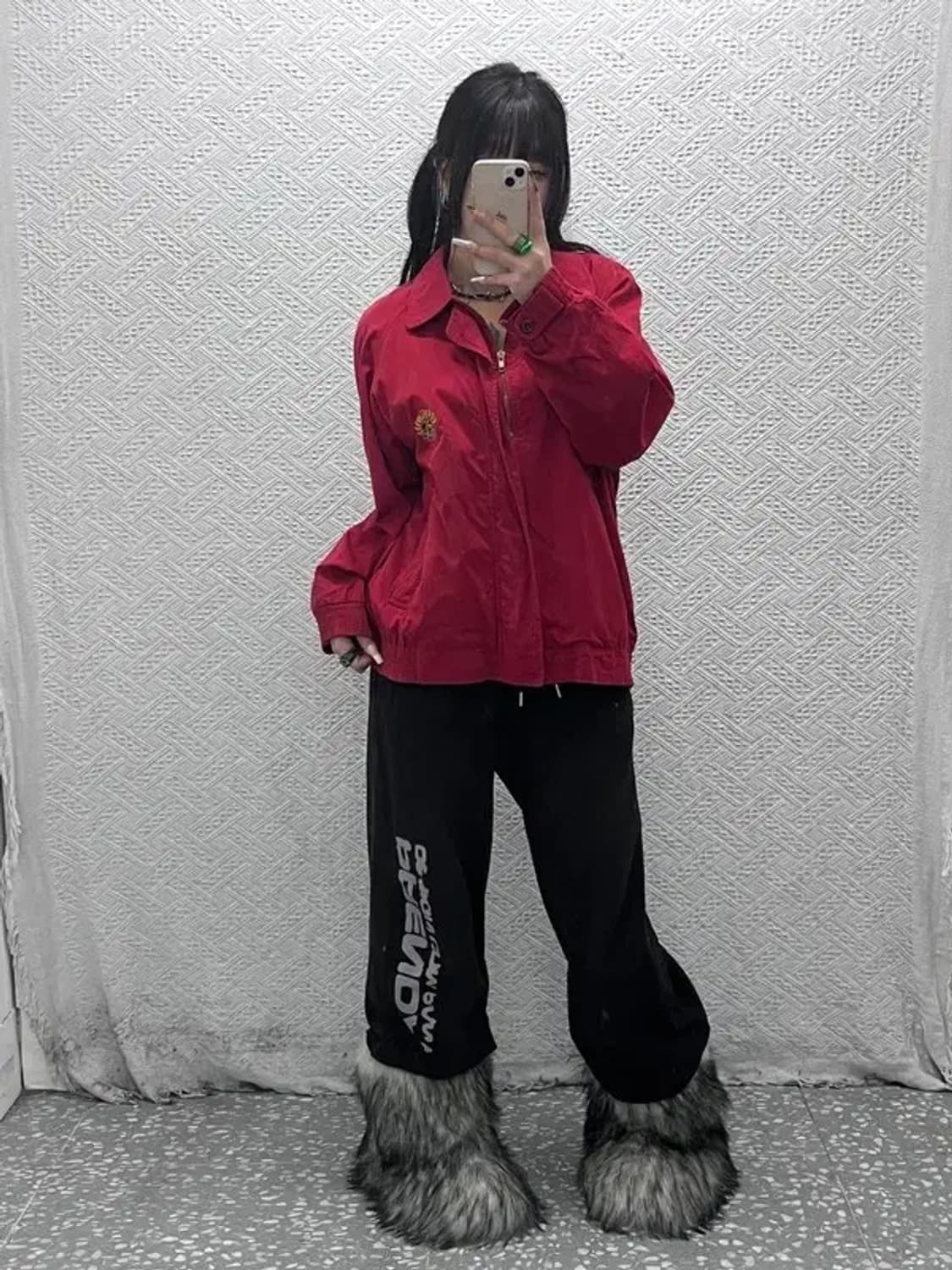 버버리 빈티지 유니크 월계수 자수패치 블루종 자켓 100 C08058 상품이미지1