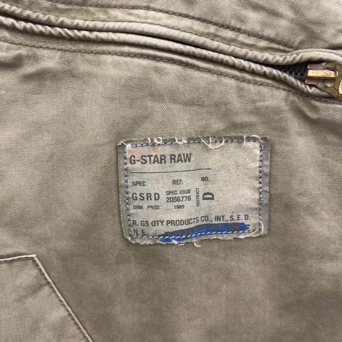 지스타 로우 아메카지 스트릿 말차카키 카고팬츠 29인치 C08076 상품이미지5