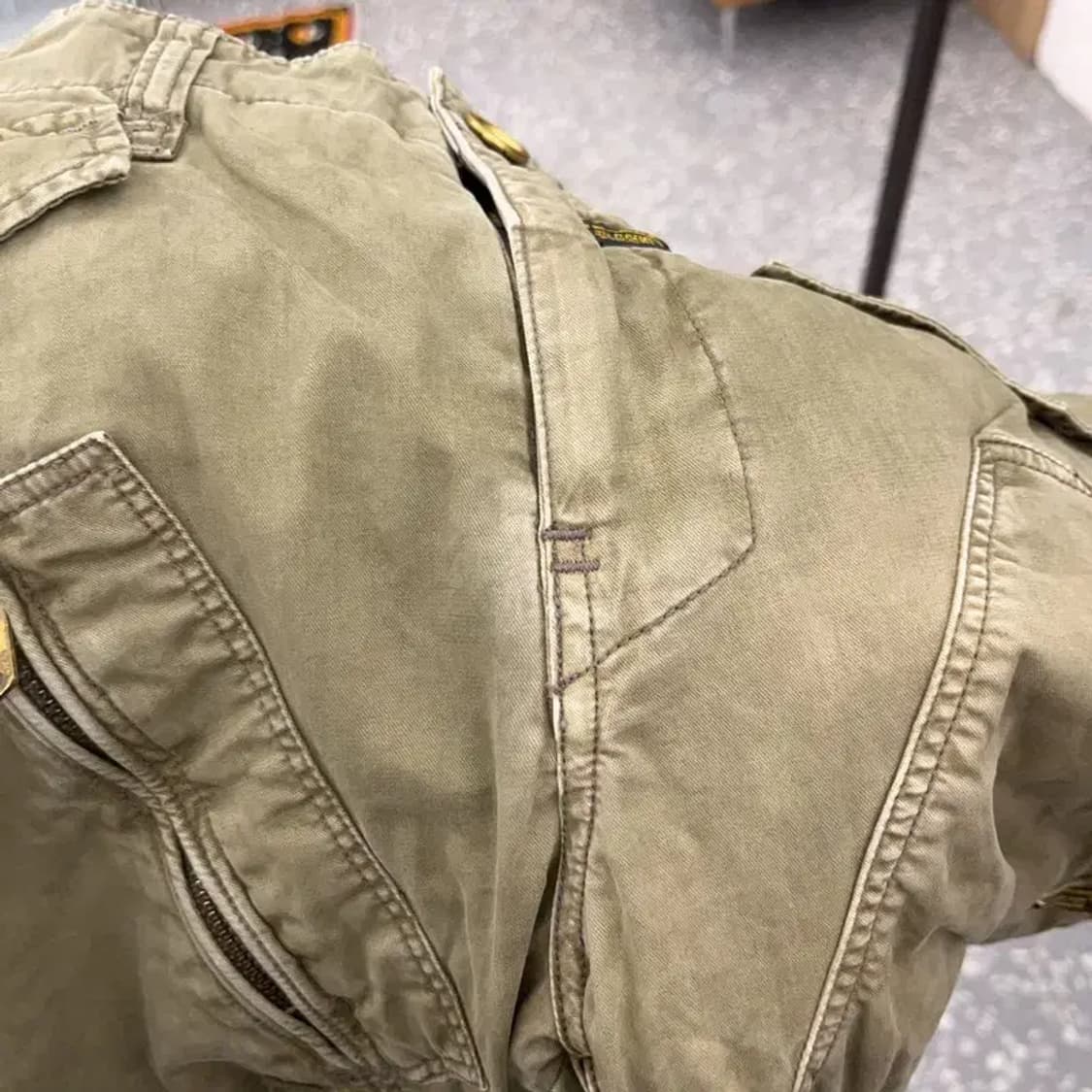 지스타 로우 아메카지 스트릿 말차카키 카고팬츠 29인치 C08076 상품이미지9