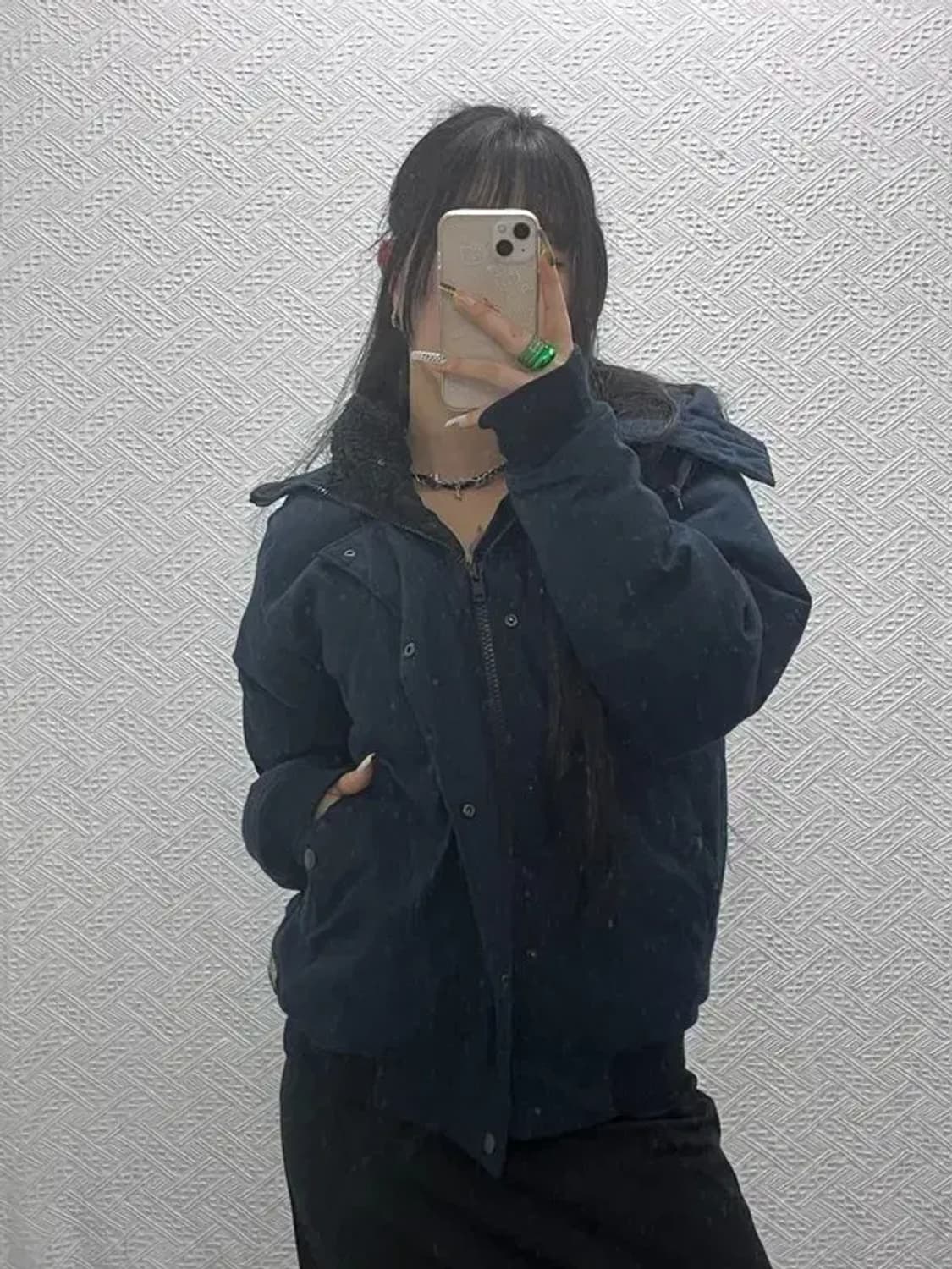 리바이스 올드스쿨 빈티지 다운 봄버 자켓 M C08082 상품이미지2