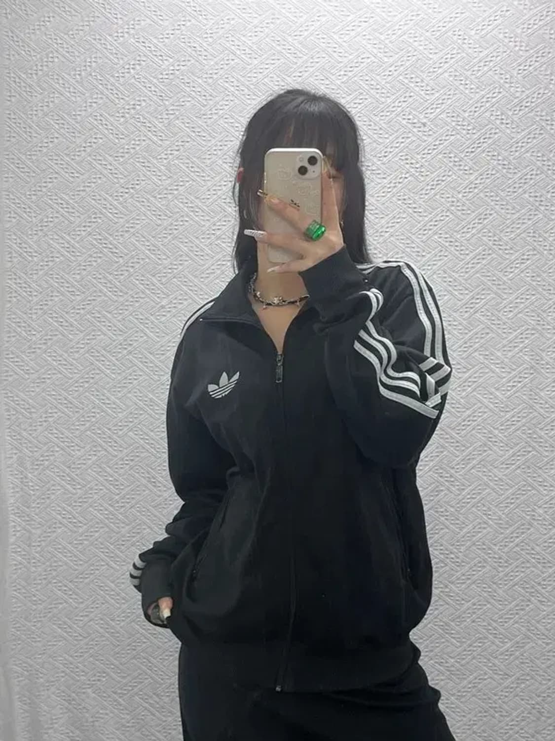 아디다스 올드스쿨 흑탭 파이어버드 져지 집업 105 C08100 상품이미지2