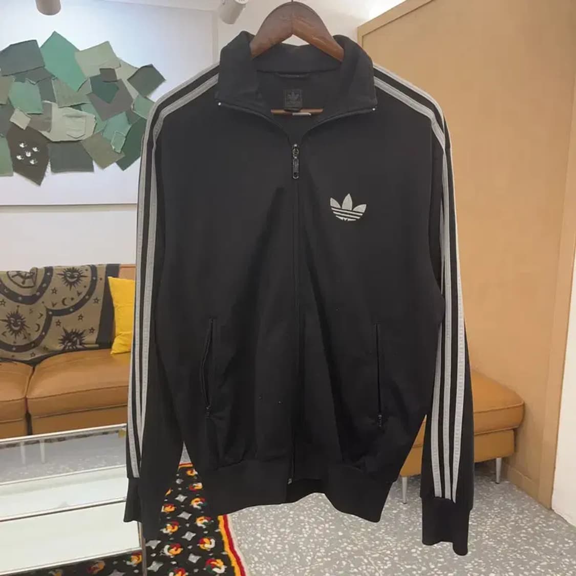 아디다스 올드스쿨 흑탭 파이어버드 져지 집업 105 C08100 상품이미지3