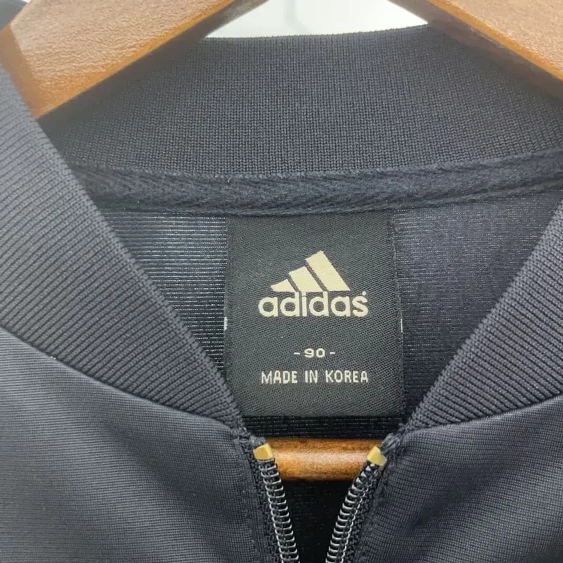 아디다스 Y2K 레트로 스펠아웃 빅로고 집업 져지 90 C08101 상품이미지5