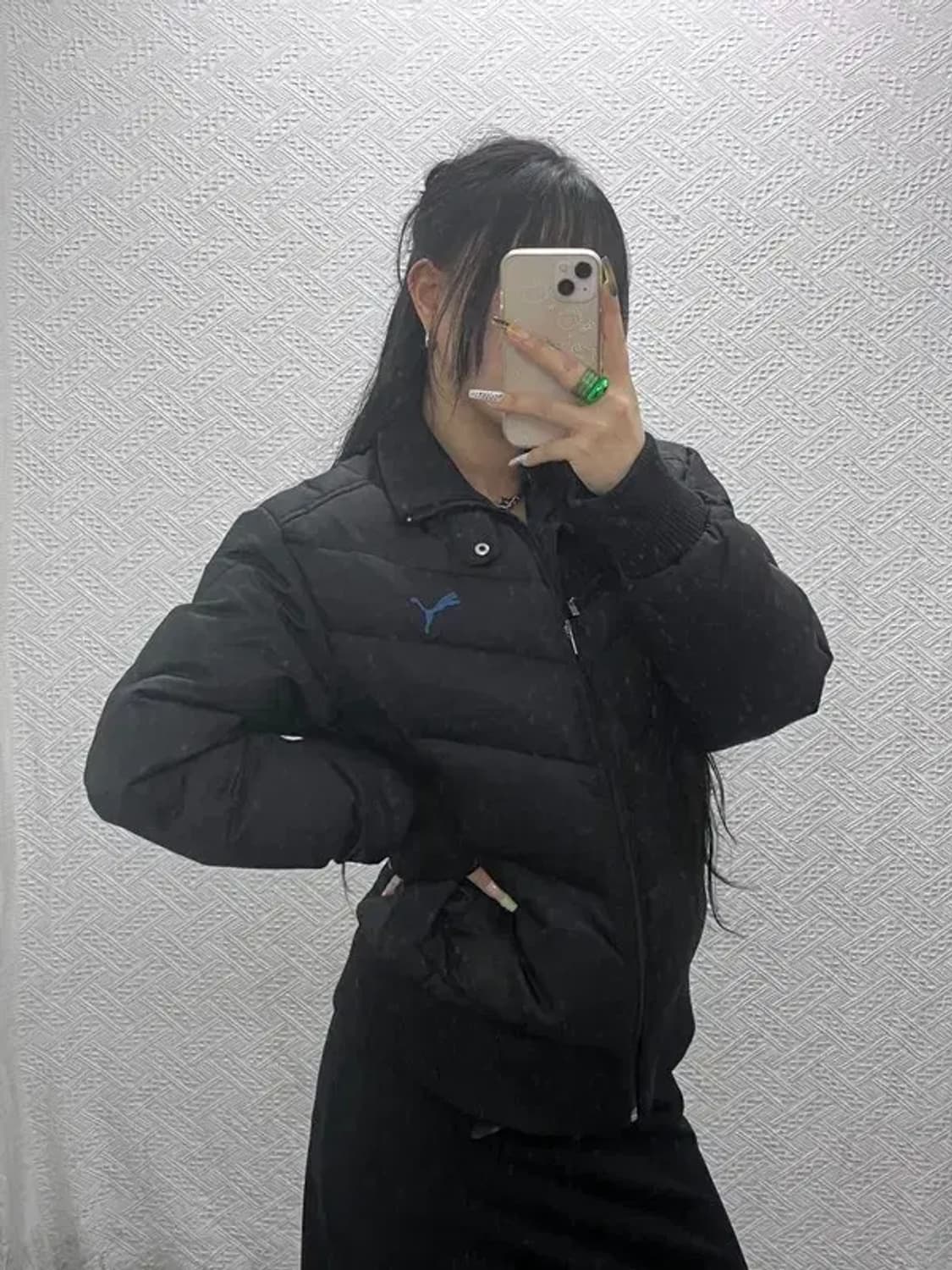 푸마 빈티지 모던캐주얼 다운 숏패딩 M C08080 상품이미지1