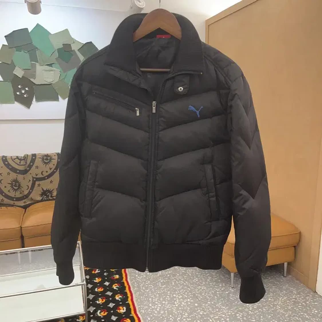 푸마 빈티지 모던캐주얼 다운 숏패딩 M C08080 상품이미지3