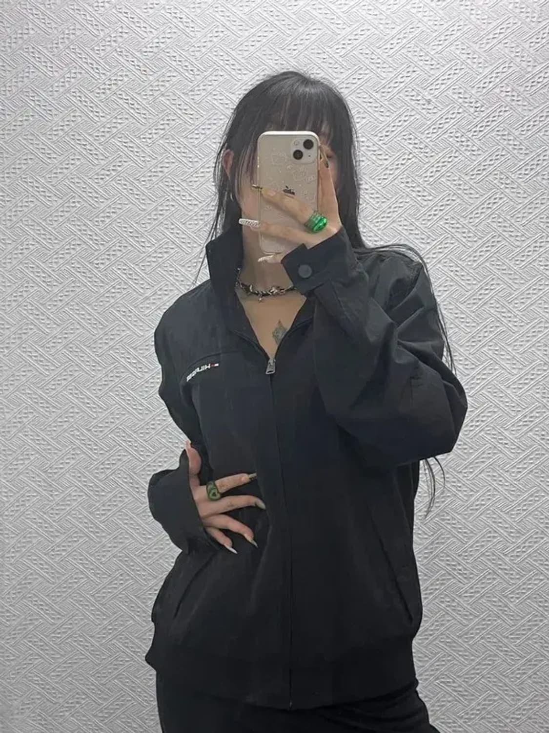 타미힐피거 올드스쿨 모던시크 캐주얼 바람막이 자켓 M C08106 상품이미지1