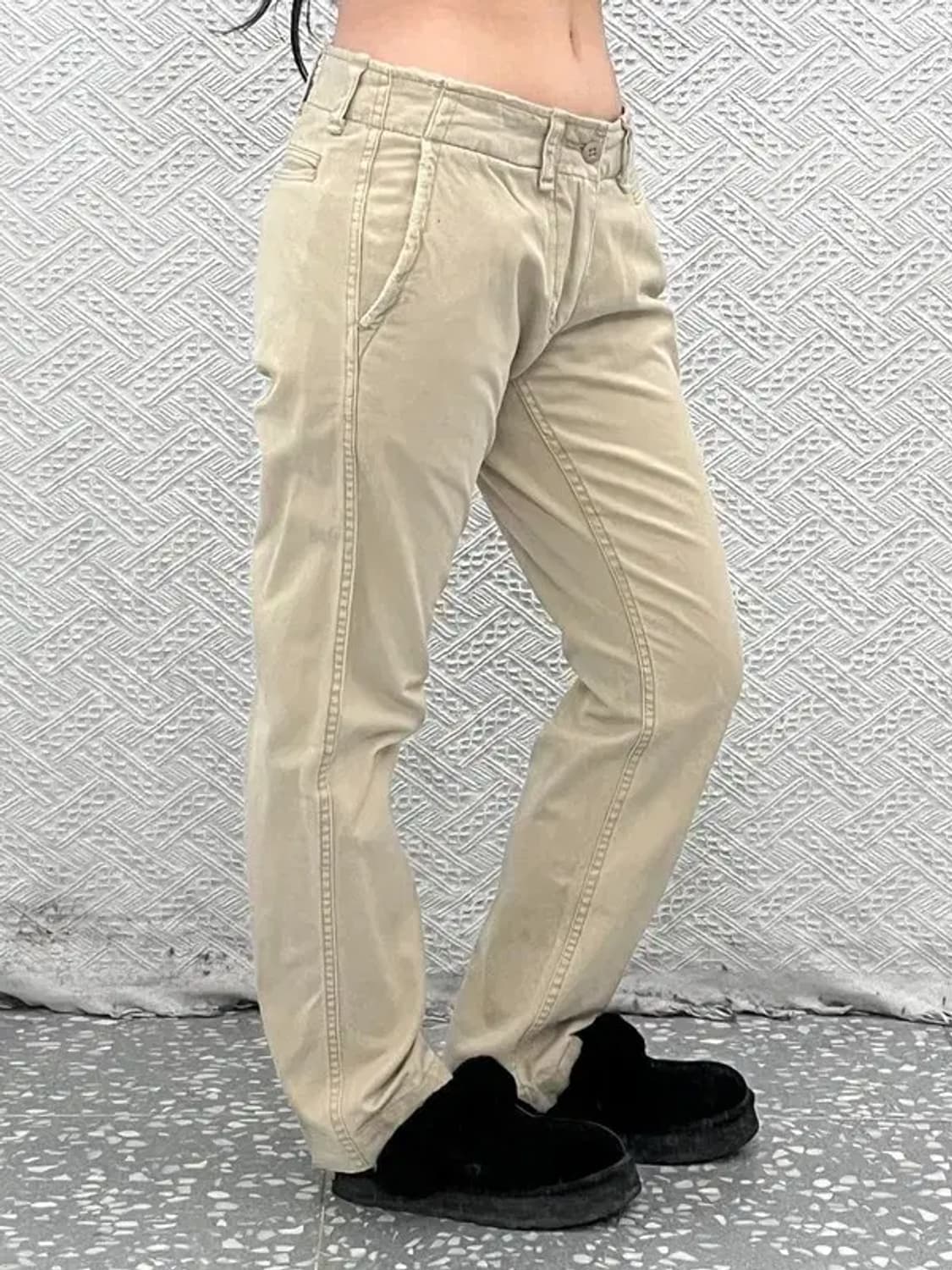 폴로 랄프로렌 빈티지 레트로 오트밀 코튼팬츠 28인치 C08112 상품이미지1