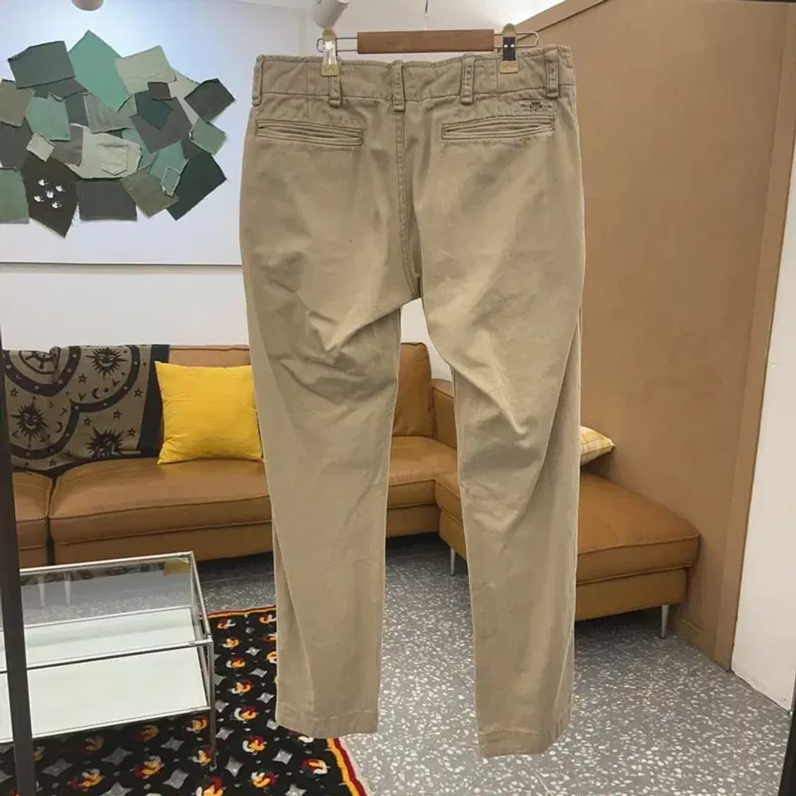 폴로 랄프로렌 빈티지 레트로 오트밀 코튼팬츠 28인치 C08112 상품이미지4