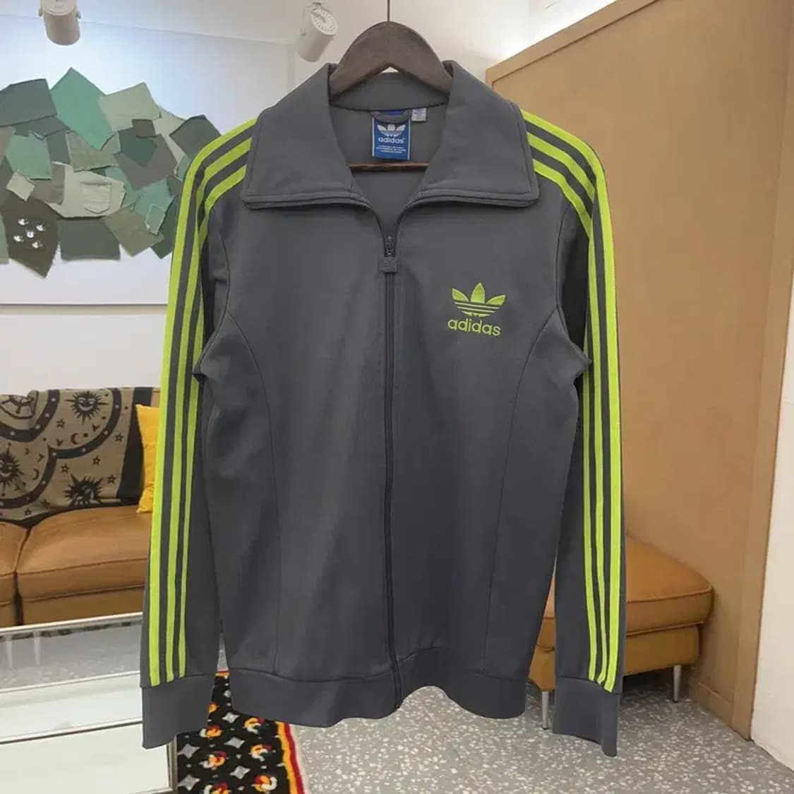 아디다스 Y2K 유로파 네온삼선 져지 집업 100 C08104 상품이미지3