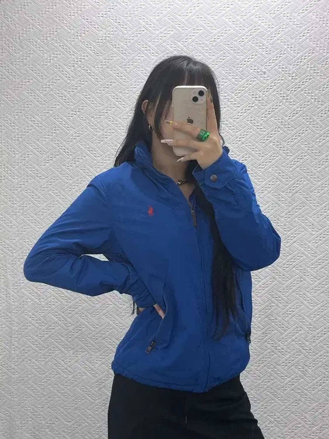 폴로 랄프로렌 레트로 Y2K 바이스윙 블루종 페리 자켓 XS C08109 상품이미지2