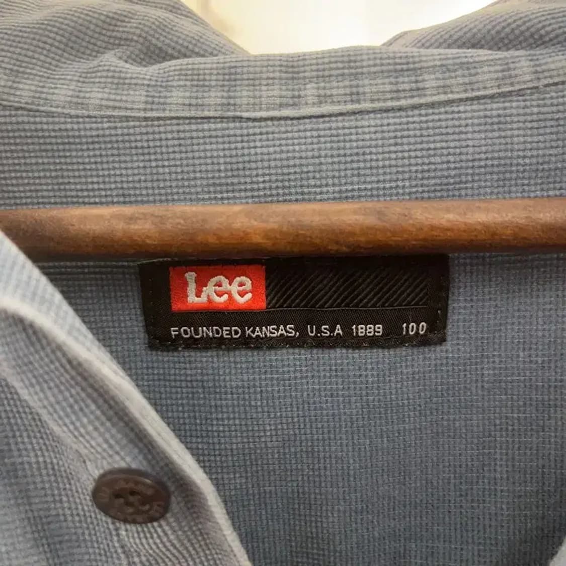 LEE 빈티지 레트로 USA 웨스턴 포켓 셔츠 100 C08089 상품이미지5