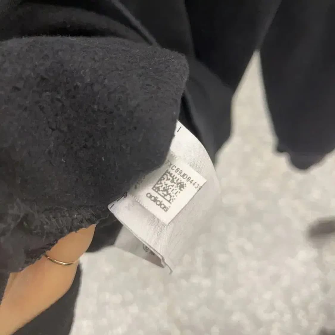 아디다스 올드스쿨 오리지널 삼선 약기모 반집업 후드티 XS C08097 상품이미지7