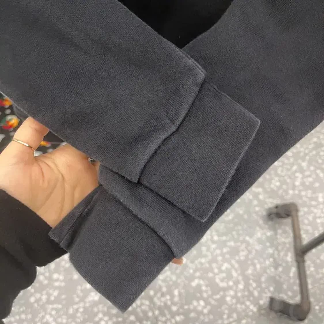 아디다스 올드스쿨 오리지널 삼선 약기모 반집업 후드티 XS C08097 상품이미지8