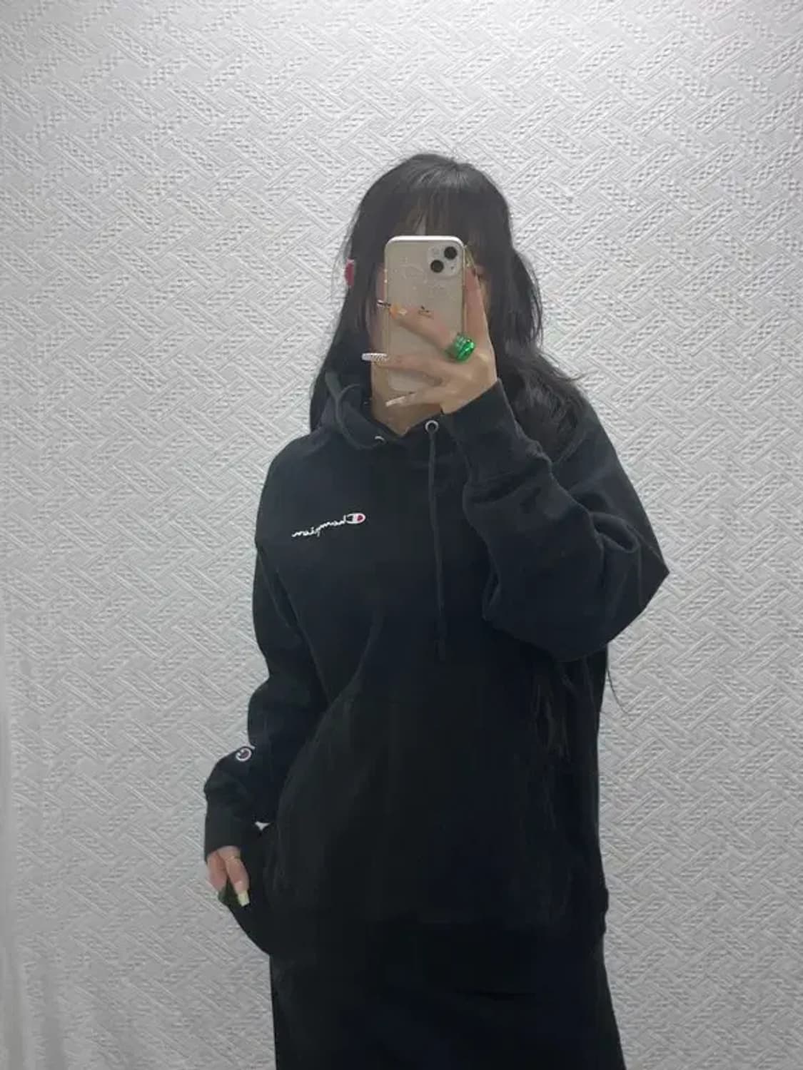 챔피온 리버스위브 올드스쿨 빈티지 기모 후드티 L C08098 상품이미지2