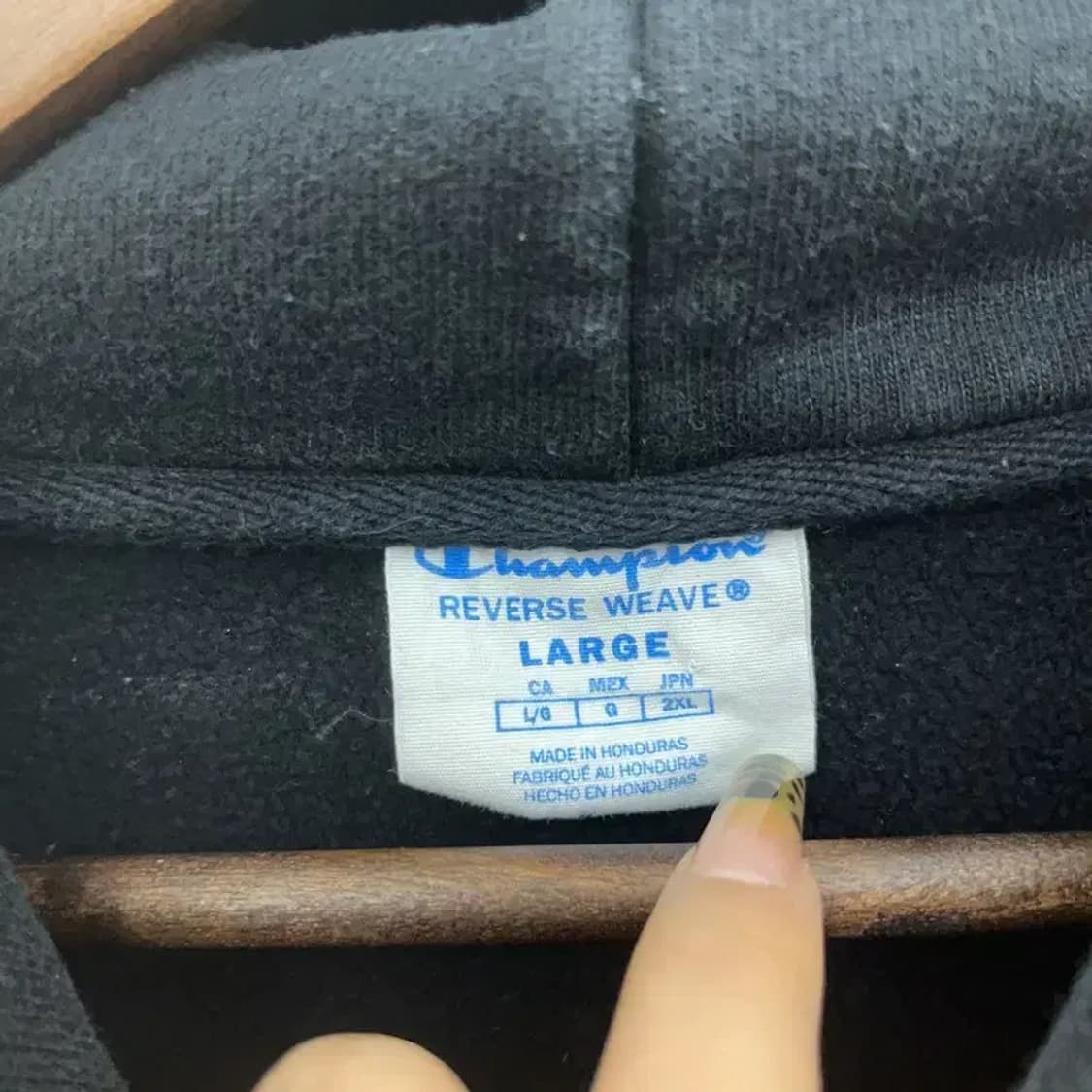 챔피온 리버스위브 올드스쿨 빈티지 기모 후드티 L C08098 상품이미지5