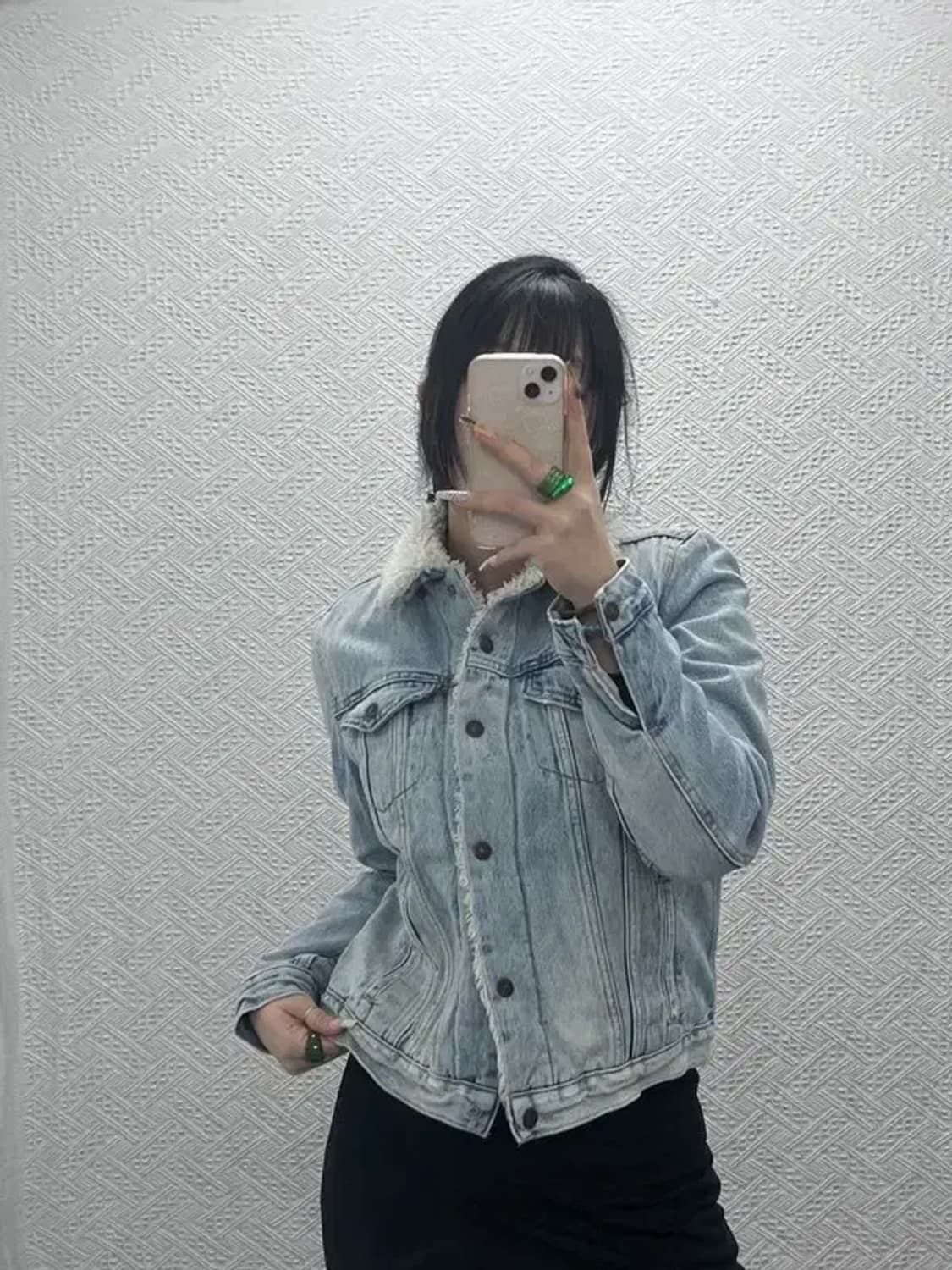 리바이스 빈티지무드 워싱 쉐르파 양털 데님 자켓 M C08122 상품이미지1