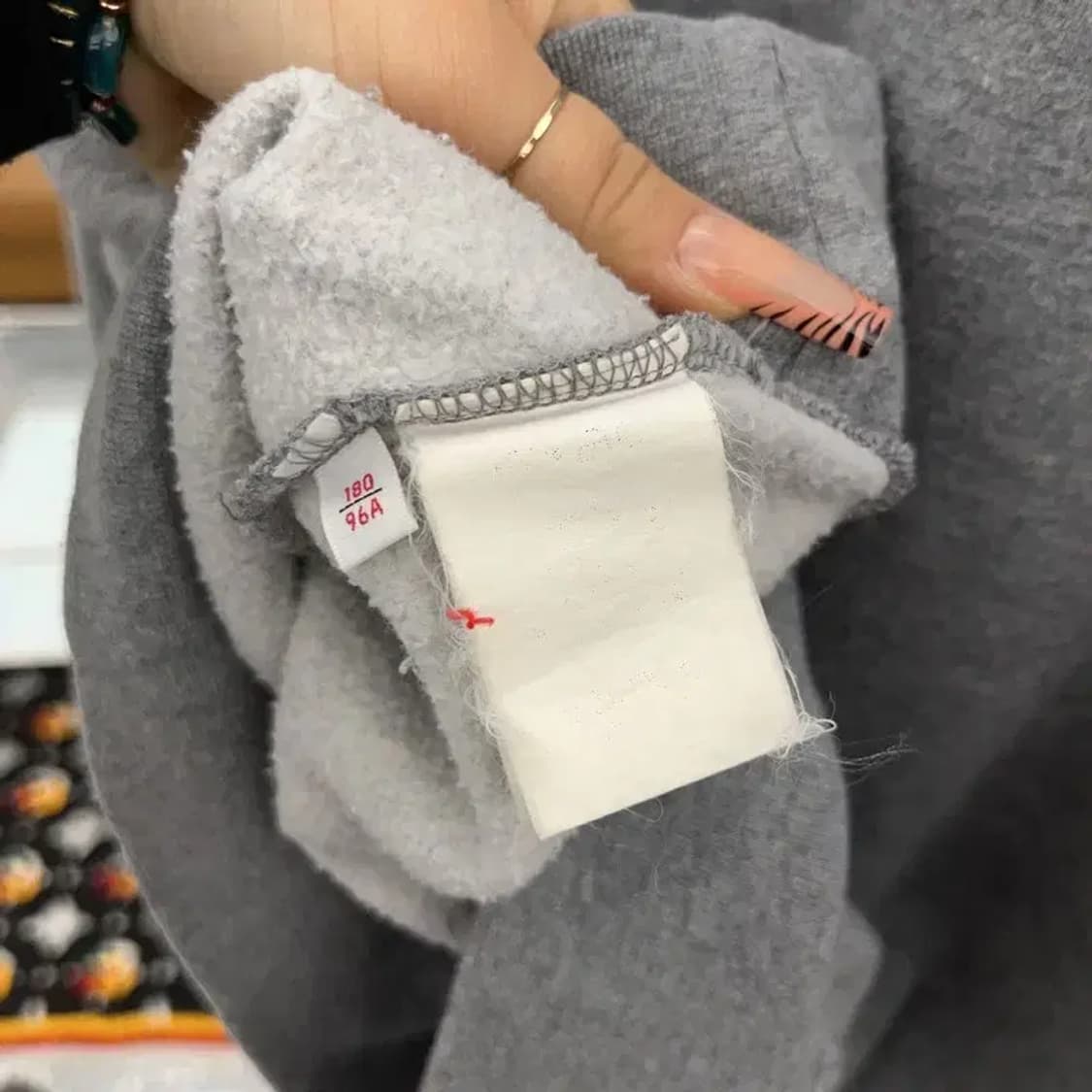 베이프 AAPE 빈티지 키치 빅로고 기모 맨투맨 L C08136 상품이미지6