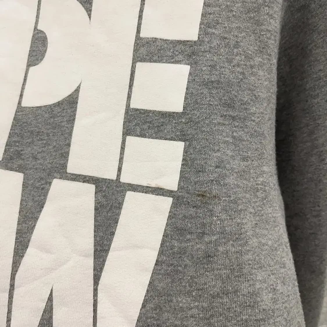 베이프 AAPE 빈티지 키치 빅로고 기모 맨투맨 L C08136 상품이미지7