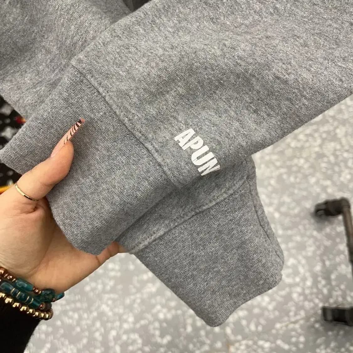 베이프 AAPE 빈티지 키치 빅로고 기모 맨투맨 L C08136 상품이미지9